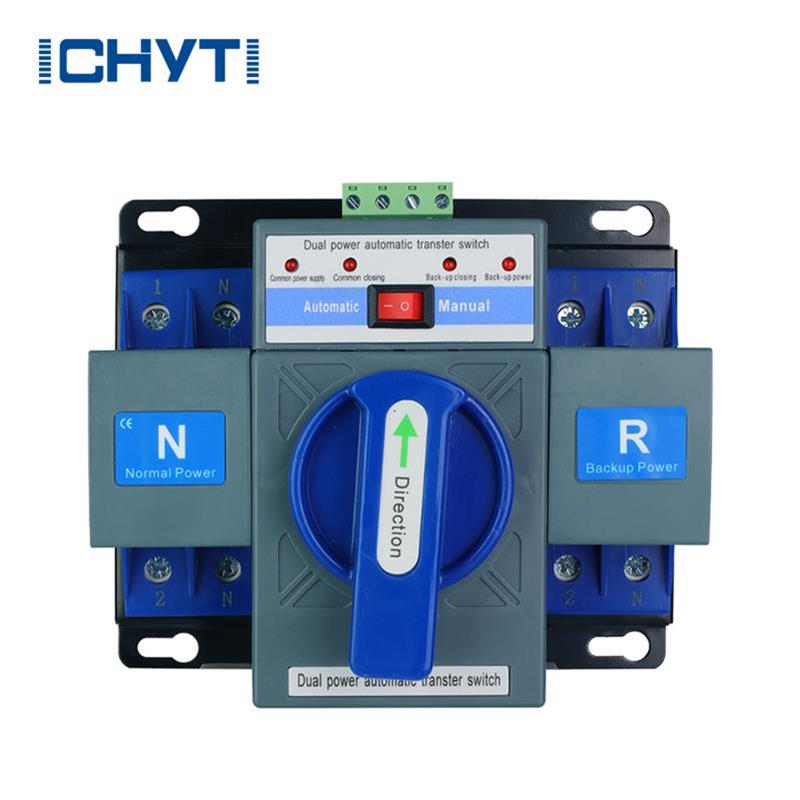 Dobbel strømbryter for automatisk skifte
