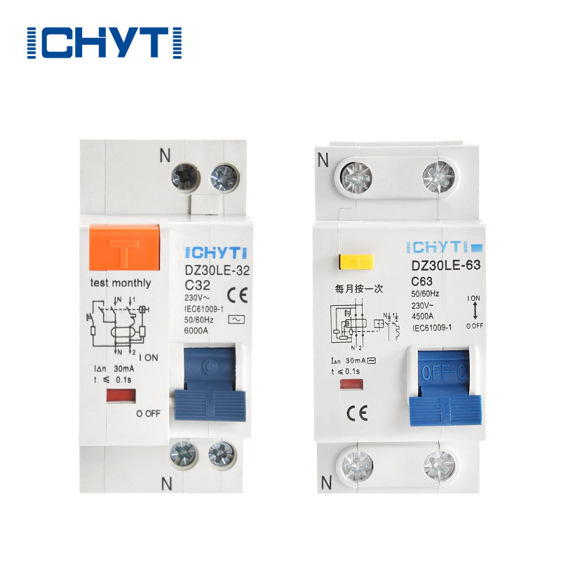 Elektrisk Rccb Residual Breaker