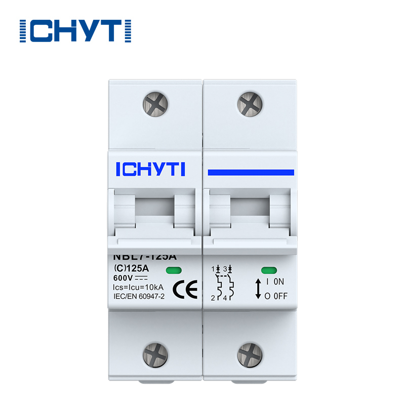 Ikke polaritet 125A DC MCB