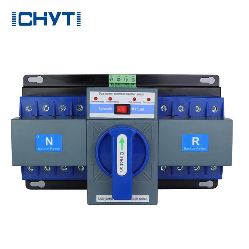 Trefaset automatisk skiftebryter